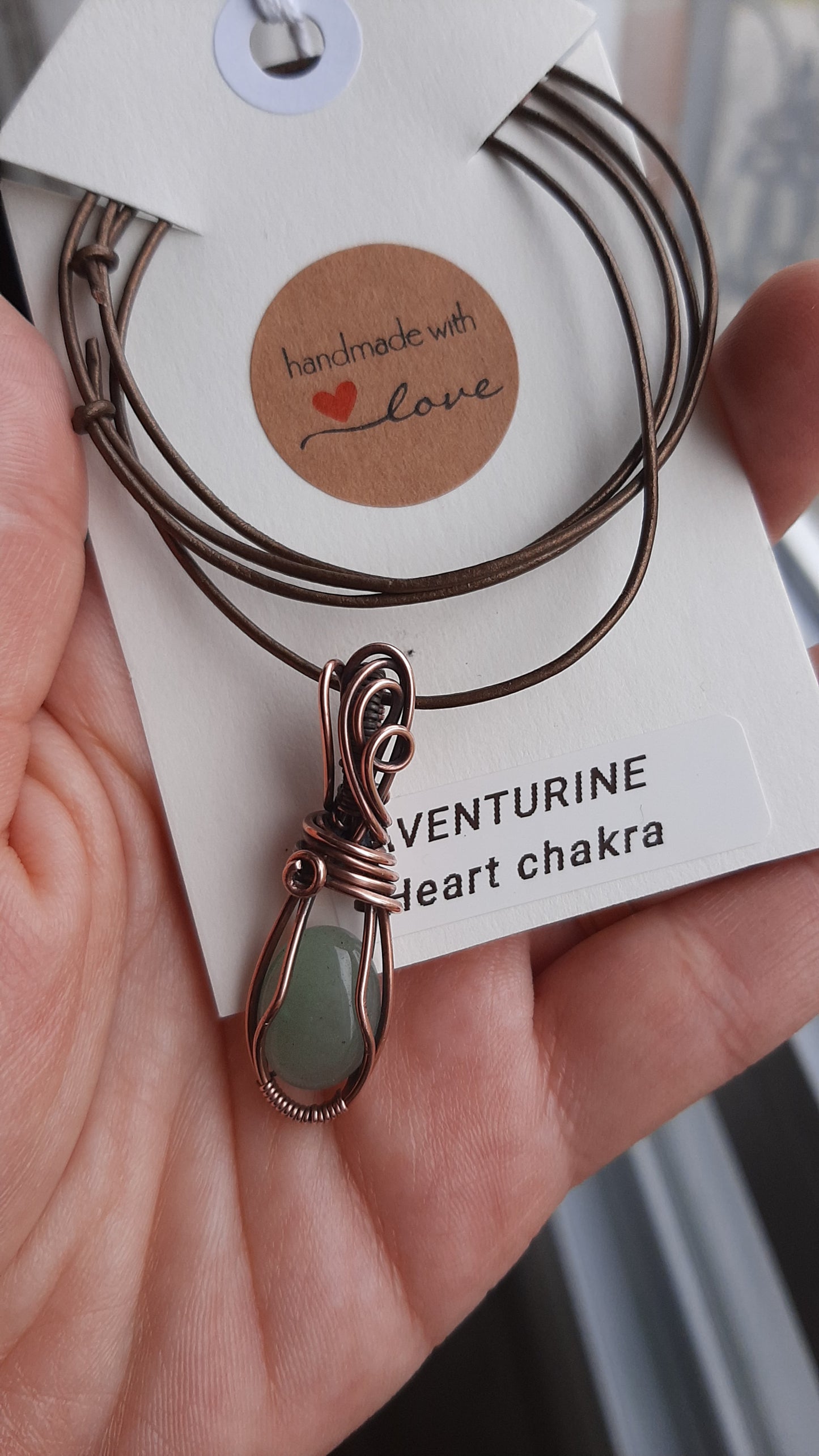 Dainty Aventurine pendant