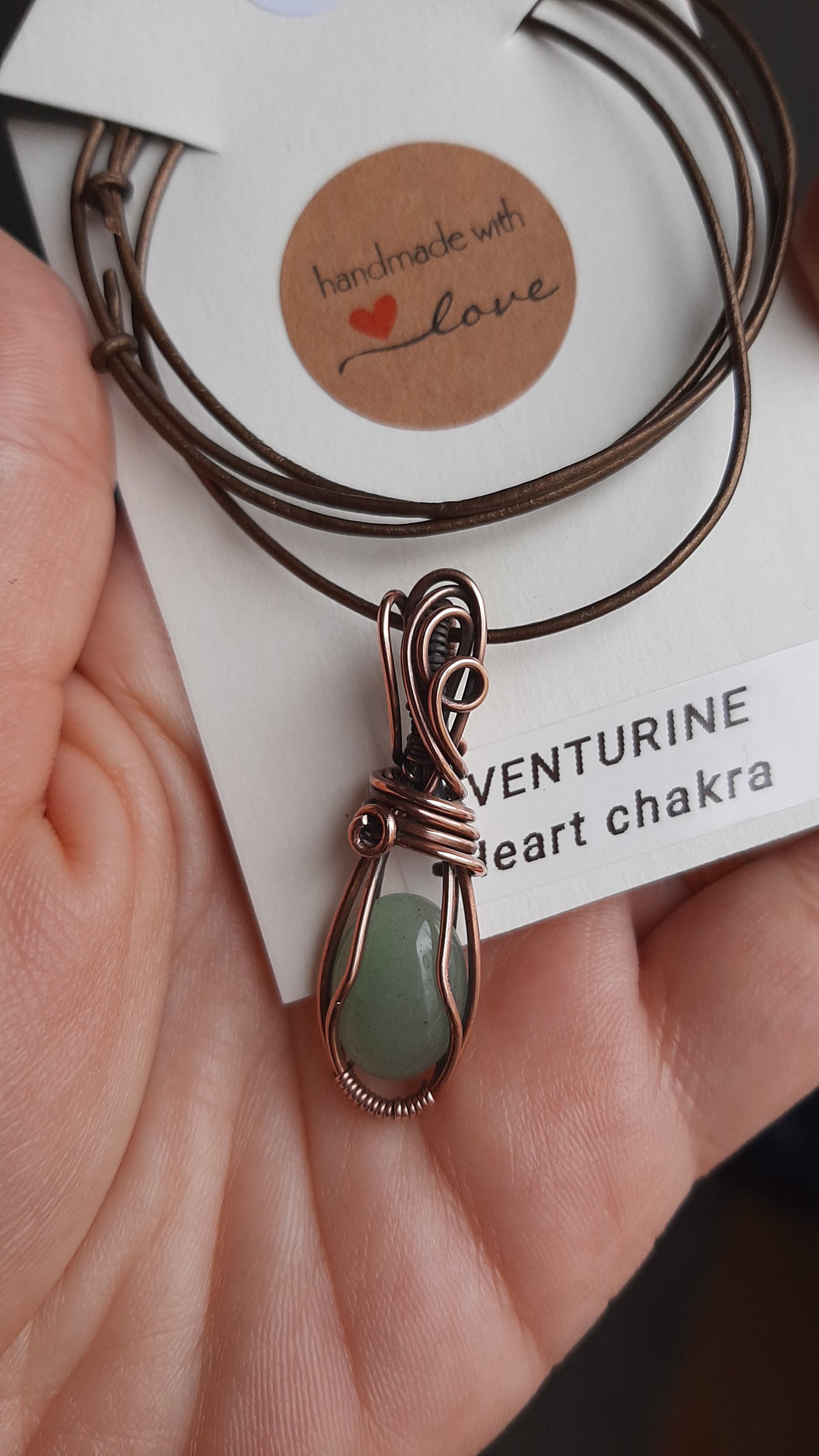 Dainty Aventurine pendant